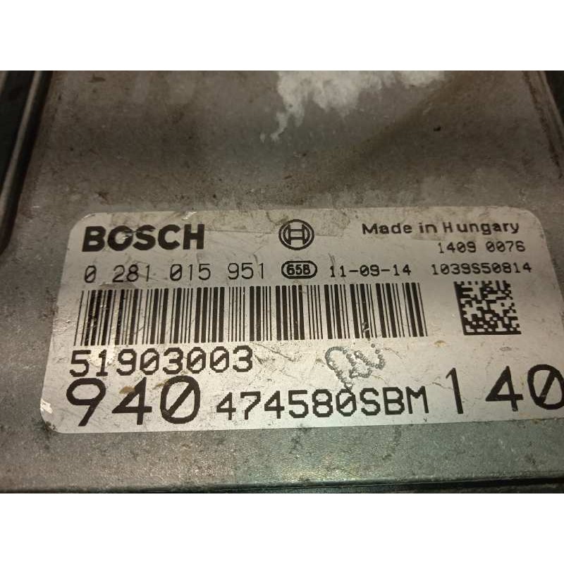 Recambio de centralita motor uce para alfa romeo giulietta (191) distinctive referencia OEM IAM 51903003  0281015951