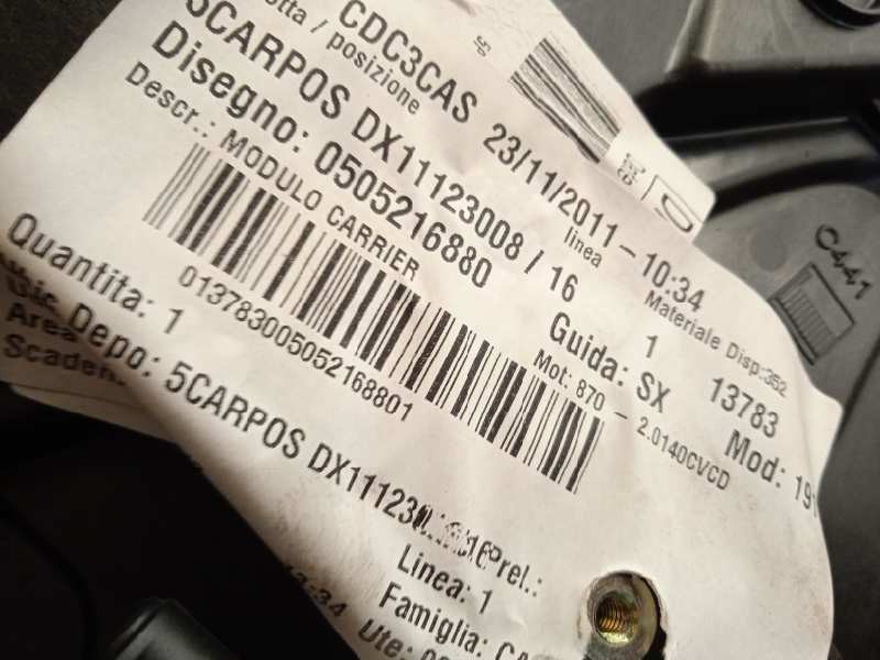 Recambio de elevalunas trasero derecho para alfa romeo giulietta (191) distinctive referencia OEM IAM 505216880  