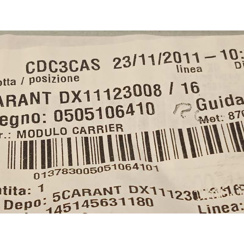 Recambio de elevalunas delantero derecho para alfa romeo giulietta (191) distinctive referencia OEM IAM 505106410  