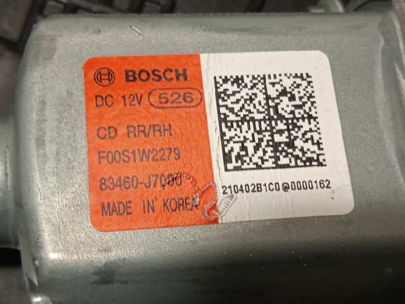 Recambio de elevalunas trasero derecho para kia ceed 1.4 tgdi cat referencia OEM IAM 83480J7000  83460J7000