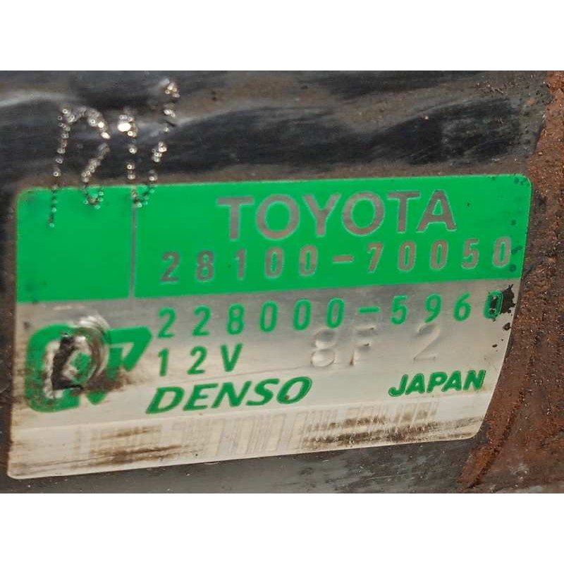 Recambio de motor arranque para lexus is200 (gxe10) 2.0 cat referencia OEM IAM 2810070050  2280005960