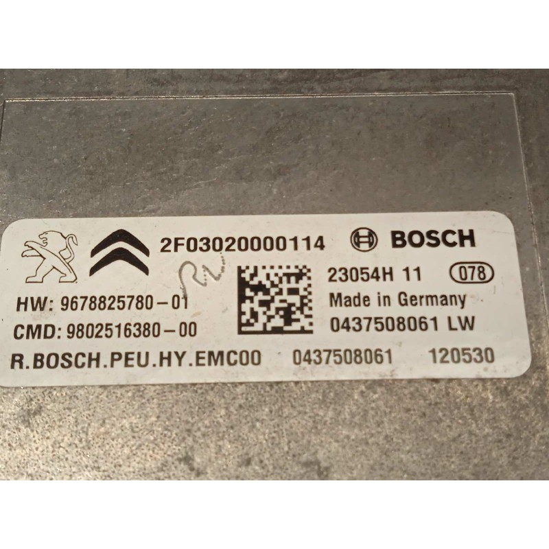 Recambio de convertidor potencia para peugeot 508 allure hybrid4 referencia OEM IAM 9678825780 1611523480 1608567480