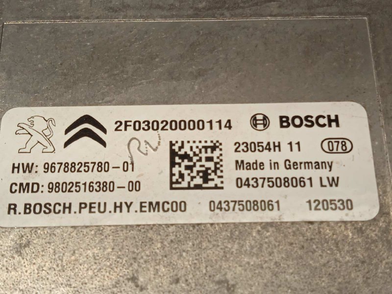 Recambio de convertidor potencia para peugeot 508 allure hybrid4 referencia OEM IAM 9678825780 1611523480 1608567480