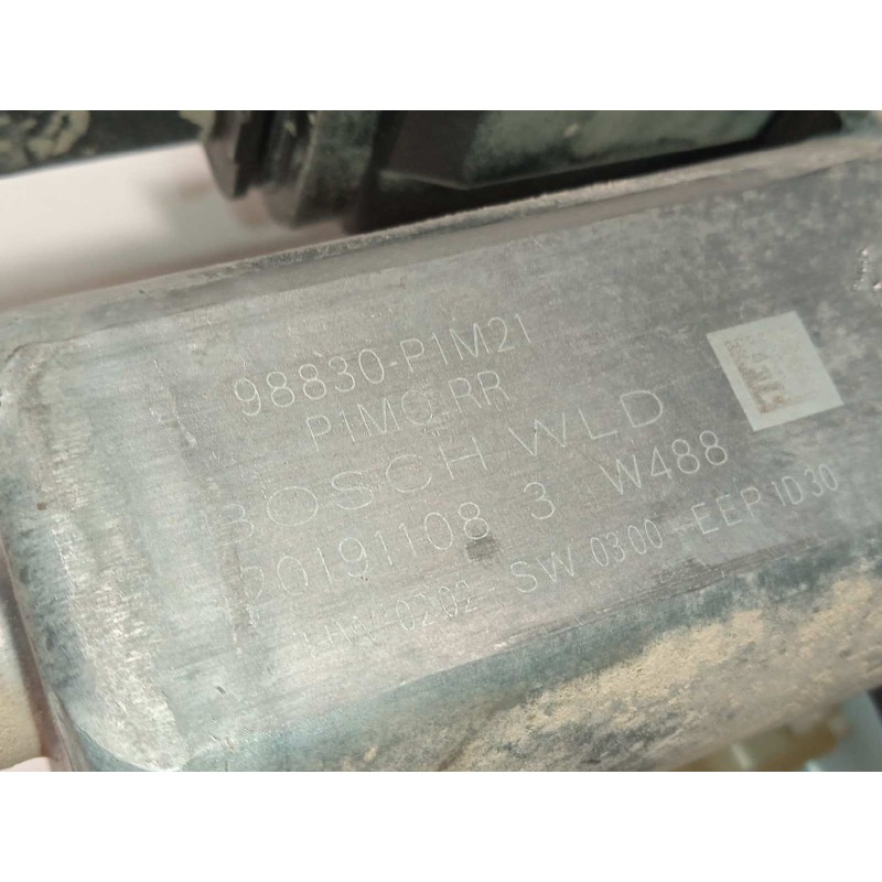 Recambio de elevalunas trasero derecho para opel crossland x 1.2 referencia OEM IAM 39187592  