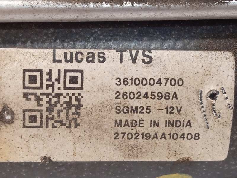 Recambio de motor arranque para hyundai i10 basis referencia OEM IAM 3610004700  