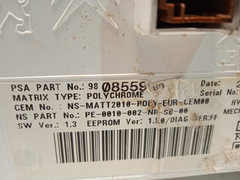 Recambio de cuadro instrumentos para peugeot 508 allure referencia OEM IAM 9810077880  9808555980