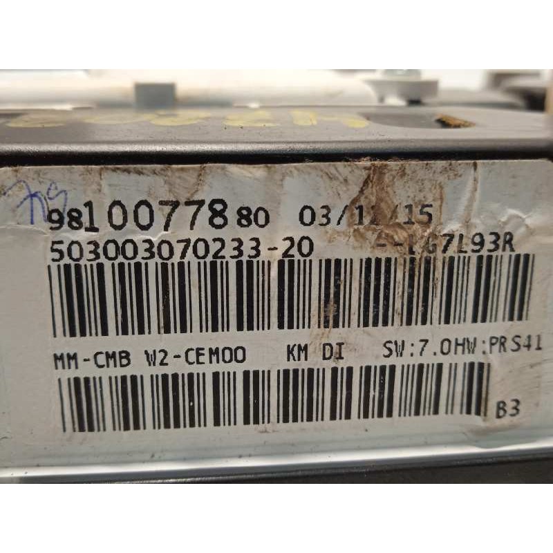 Recambio de cuadro instrumentos para peugeot 508 allure referencia OEM IAM 9810077880  9808555980