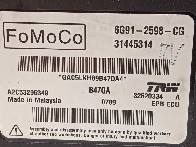 Recambio de modulo electronico para volvo v60 kombi cross country momentum referencia OEM IAM 31445314  6G912598CG