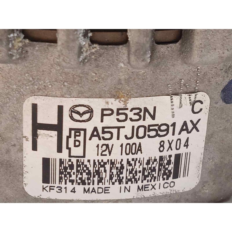 Recambio de alternador para mazda 2 lim. () 1.5 16v cat referencia OEM IAM P53N A5TJ0591AX P53N18300C