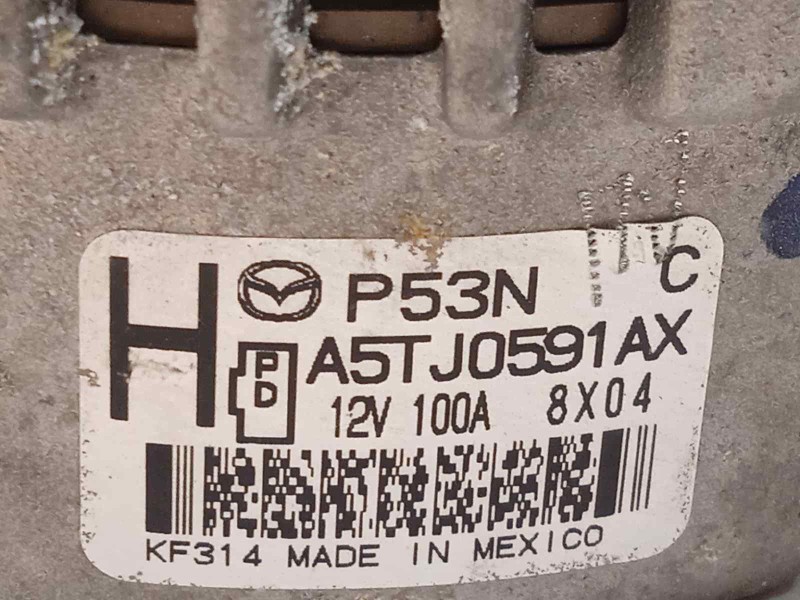 Recambio de alternador para mazda 2 lim. () 1.5 16v cat referencia OEM IAM P53N A5TJ0591AX P53N18300C