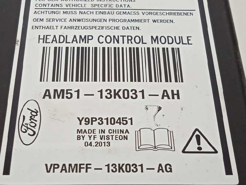 Recambio de centralita luces para ford grand c-max trend referencia OEM IAM AM5113K031AH  5201123