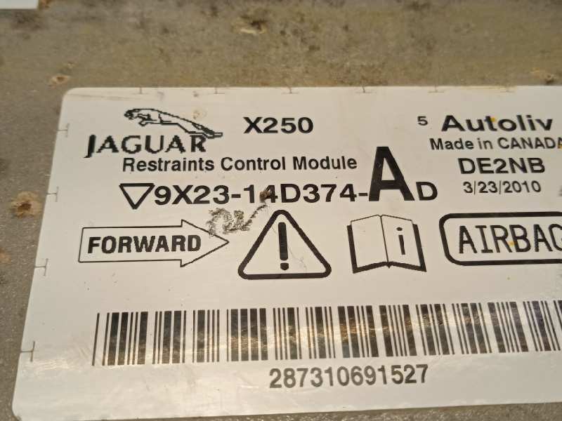 Recambio de centralita airbag para jaguar xf 5.0 v8 xfr kompressor referencia OEM IAM 9X2314D374AD  C2Z16639