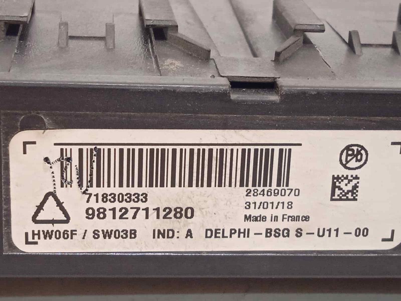 Recambio de modulo electronico para citroën c4 picasso feel referencia OEM IAM 9812711280  