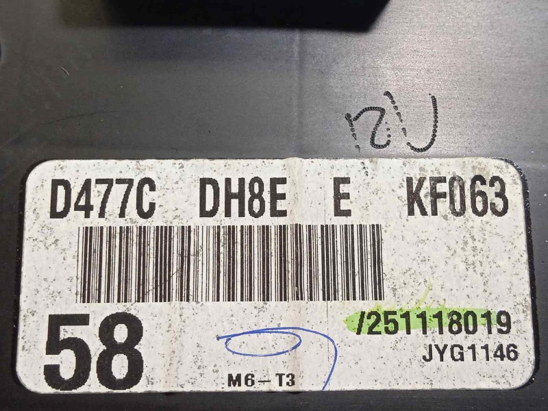 Recambio de cuadro instrumentos para mazda 2 lim. () 1.5 16v cat referencia OEM IAM DH8E  DH8E55430C