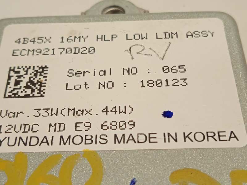 Recambio de centralita luces para mitsubishi outlander (gf0) motion 4wd referencia OEM IAM ECM92170D20  