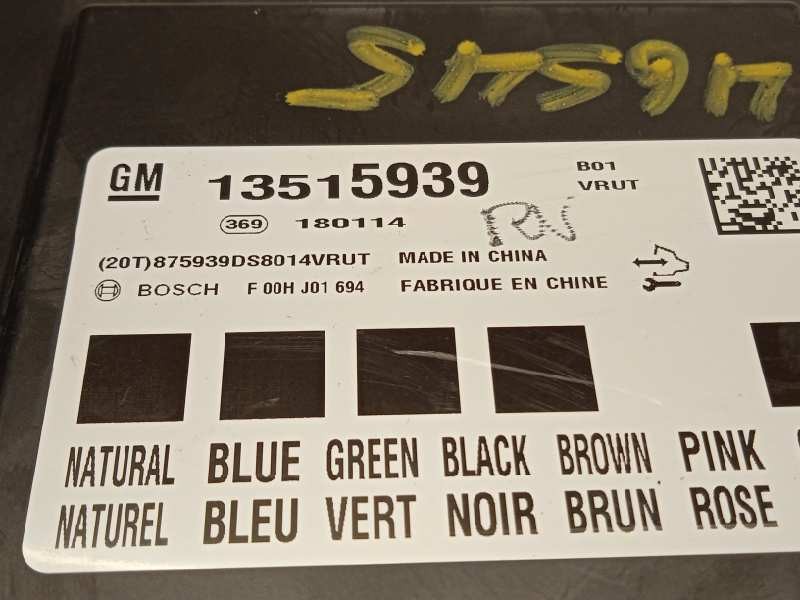 Recambio de modulo electronico para opel corsa e business referencia OEM IAM 13515939  