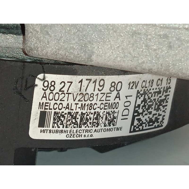 Recambio de alternador para peugeot 3008 allure referencia OEM IAM 9827171980  A00TV2081ZE