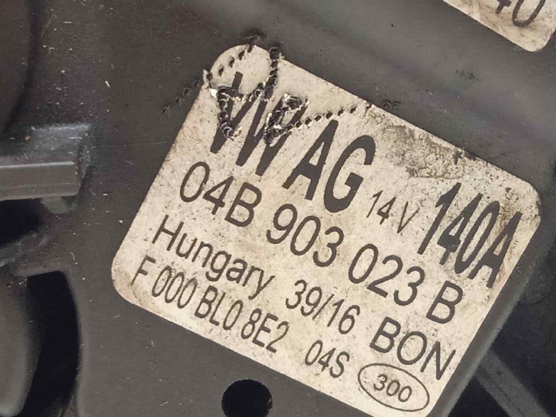 Recambio de alternador para seat ibiza (6p1) reference referencia OEM IAM 04B903023B  F000BL08E2