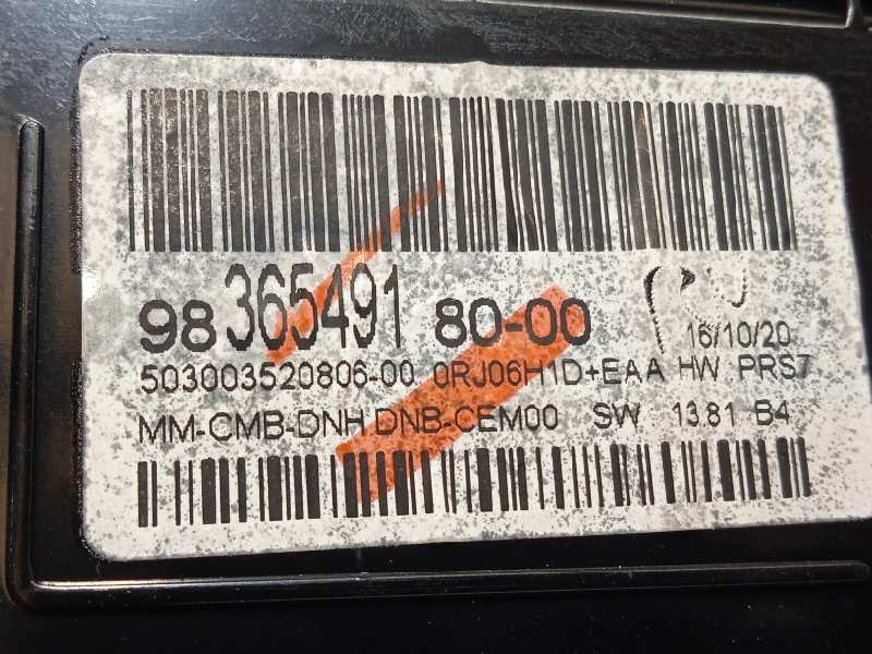 Recambio de cuadro instrumentos para peugeot 3008 allure referencia OEM IAM 9836549180  