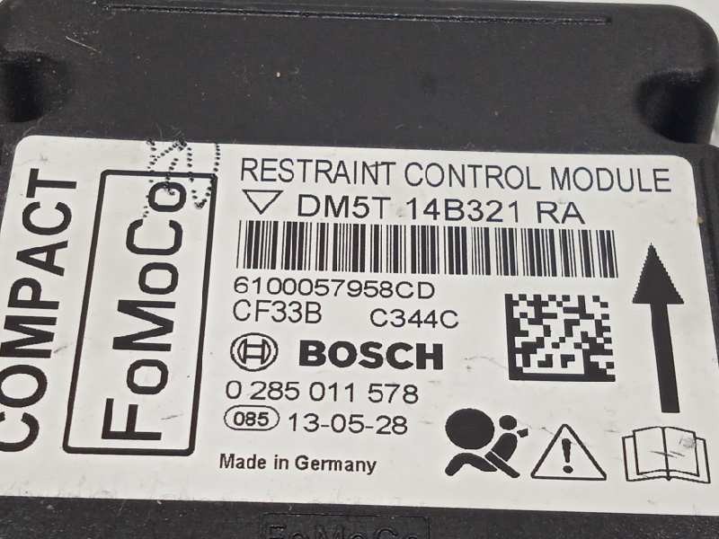 Recambio de centralita airbag para ford c-max trend referencia OEM IAM DM5T14B321RA 1790081 0285011578