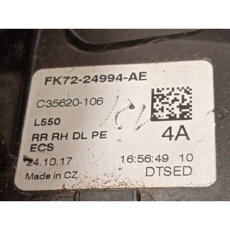 Recambio de cerradura puerta trasera derecha para land rover discovery sport hse referencia OEM IAM FK7224994AE  