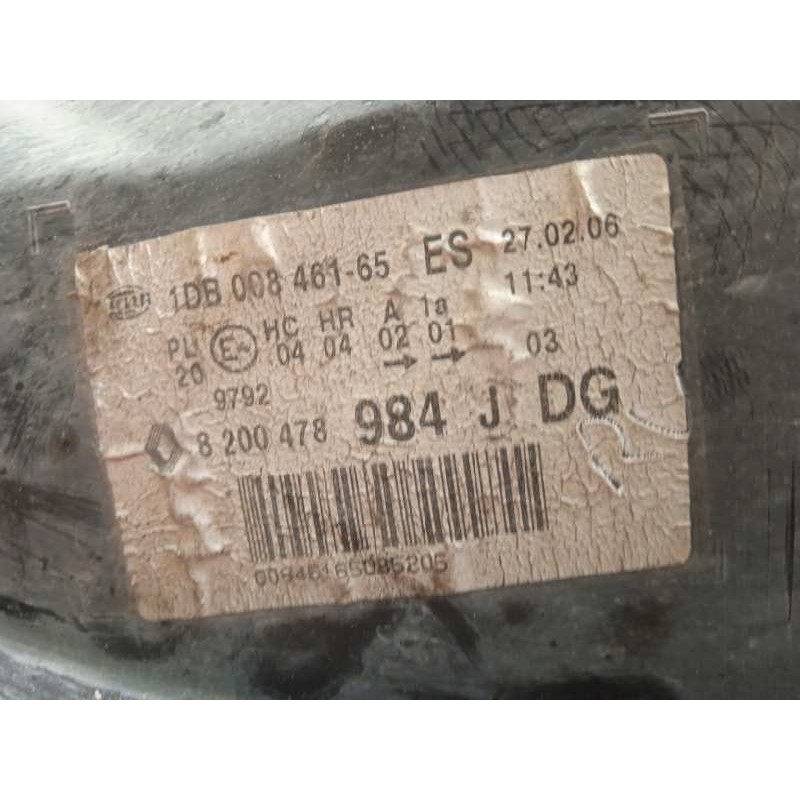 Recambio de faro izquierdo para renault clio ii fase ii (b/cb0) 1.2 referencia OEM IAM 8200478984  