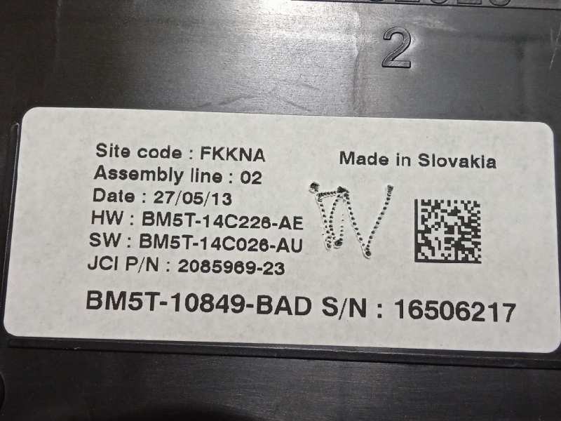 Recambio de cuadro instrumentos para ford c-max trend referencia OEM IAM BM5T10849BAD  1909778