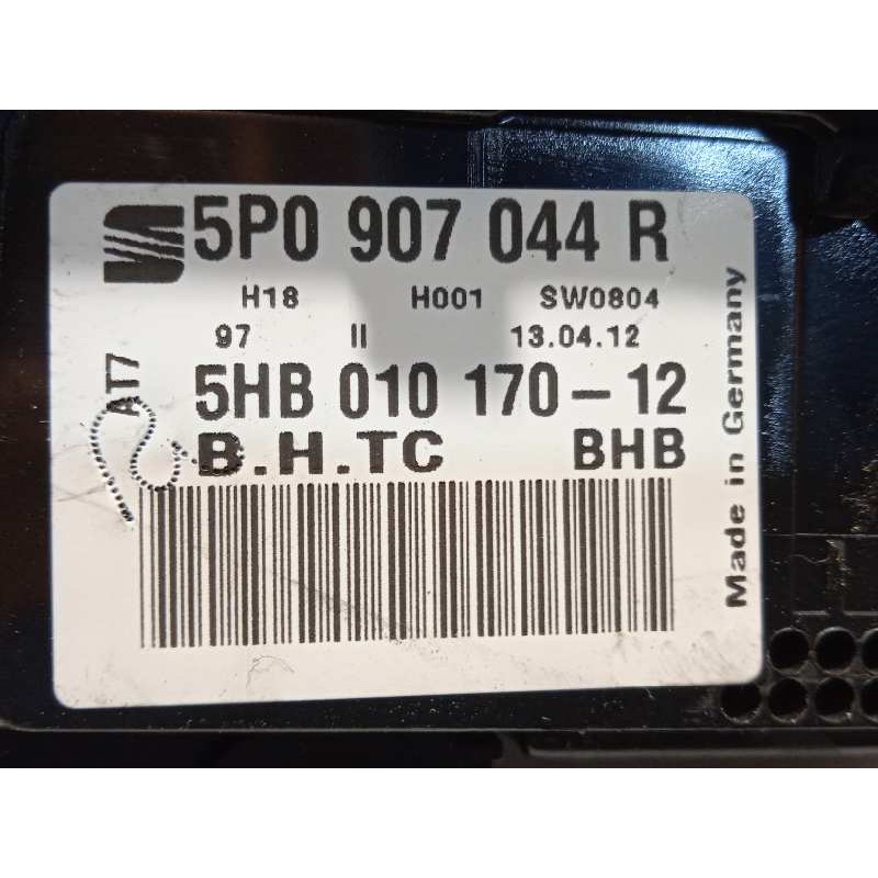 Recambio de mando climatizador para seat leon (1p1) stylance / style referencia OEM IAM 5P0907044R 5P0907044RAT7 5HB01017012
