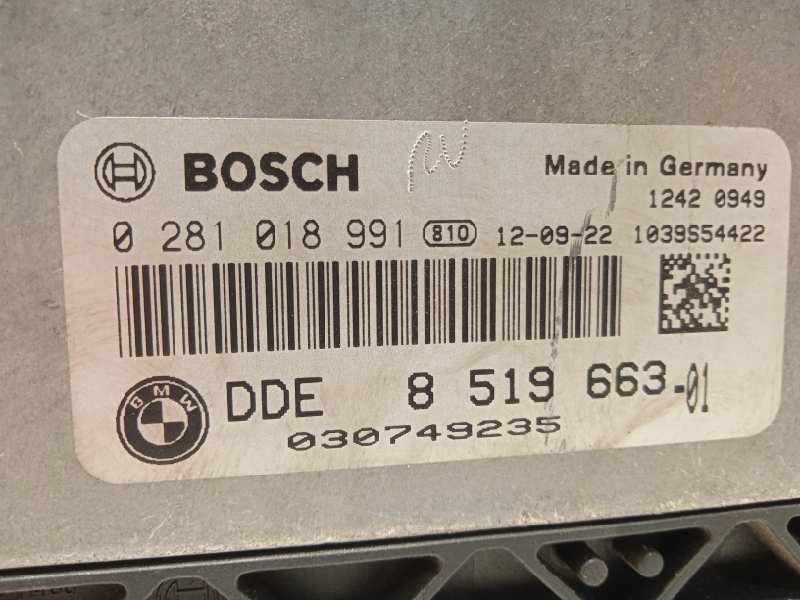 Recambio de centralita motor uce para bmw mini (r56) cooper d referencia OEM IAM 8519663 13618519663 0281018991