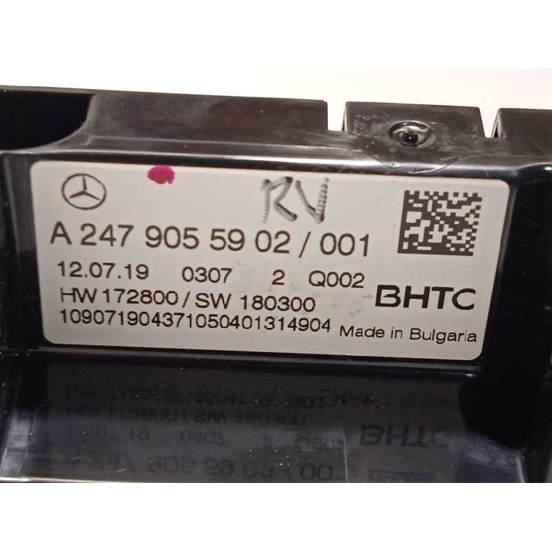 Recambio de mando climatizador para mercedes-benz clase cla (w118) 200 d coupe referencia OEM IAM A2479055902  