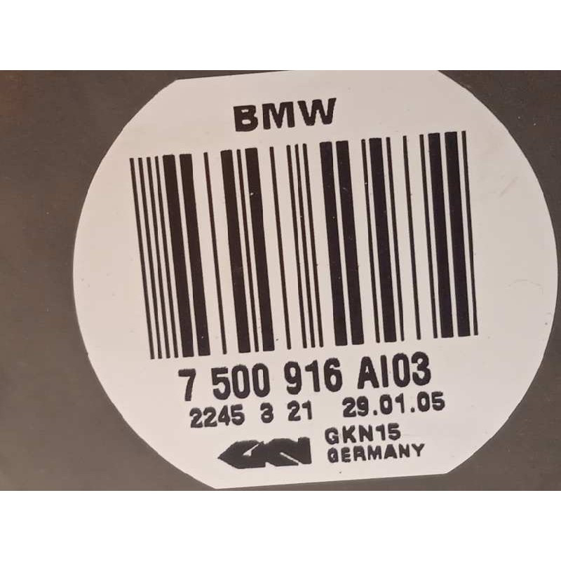 Recambio de transmision trasera derecha para bmw x5 (e53) 3.0d referencia OEM IAM 7500916  33207500916