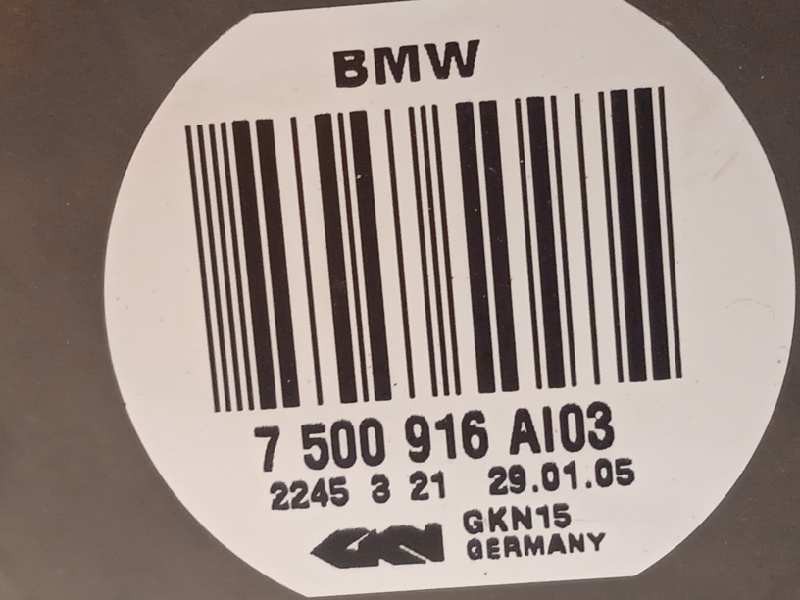 Recambio de transmision trasera derecha para bmw x5 (e53) 3.0d referencia OEM IAM 7500916  33207500916