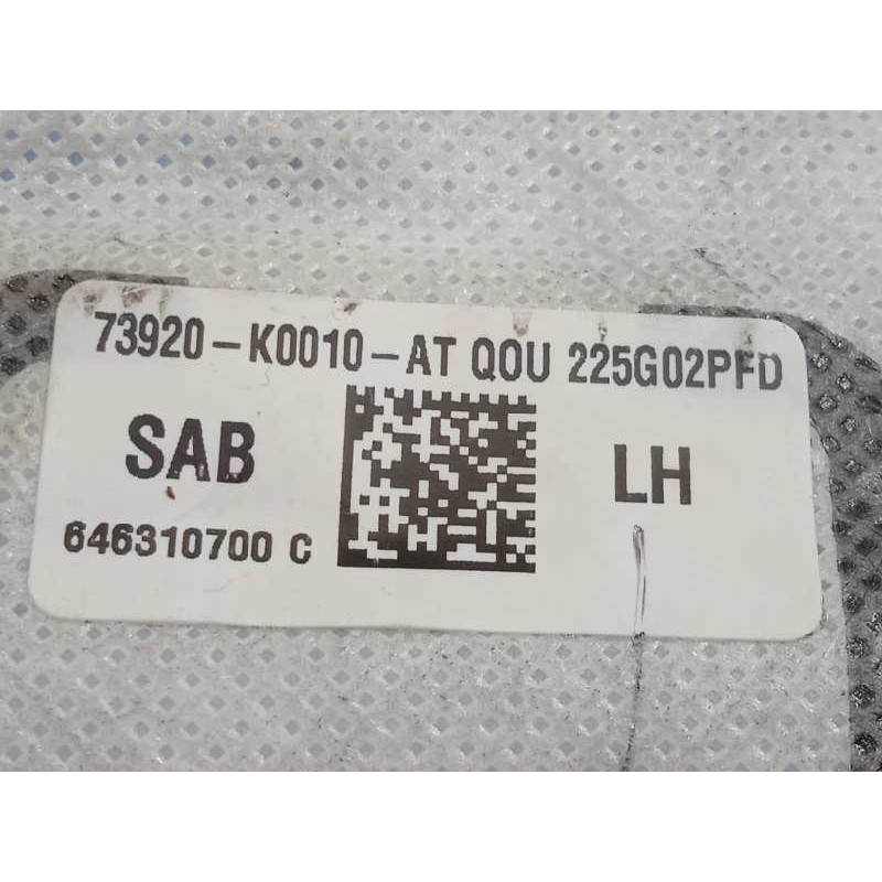 Recambio de airbag lateral delantero izquierdo para toyota yaris (ksp211 active referencia OEM IAM 73920K0010  