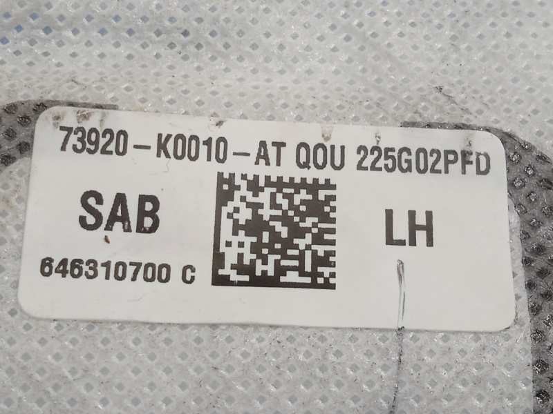 Recambio de airbag lateral delantero izquierdo para toyota yaris (ksp211 active referencia OEM IAM 73920K0010  