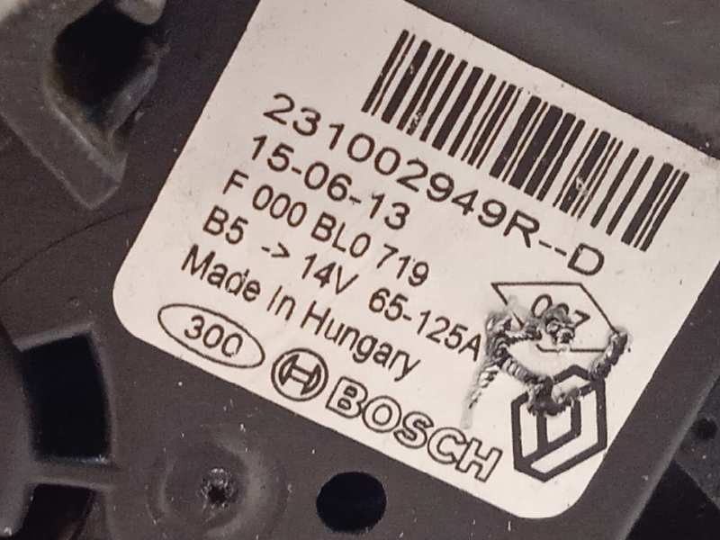 Recambio de alternador para dacia logan ii laureate referencia OEM IAM 231002949R  F000BL0719