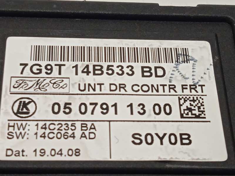 Recambio de modulo confort para ford mondeo ber. (ca2) trend referencia OEM IAM 7G9T14B533BD  