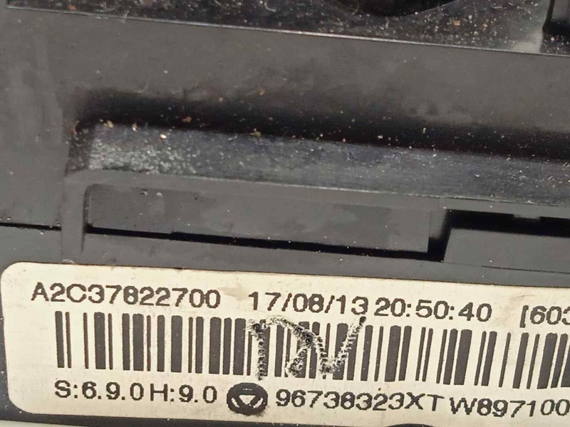 Recambio de mando climatizador para peugeot 5008 style referencia OEM IAM 96738323XT  6452Y4