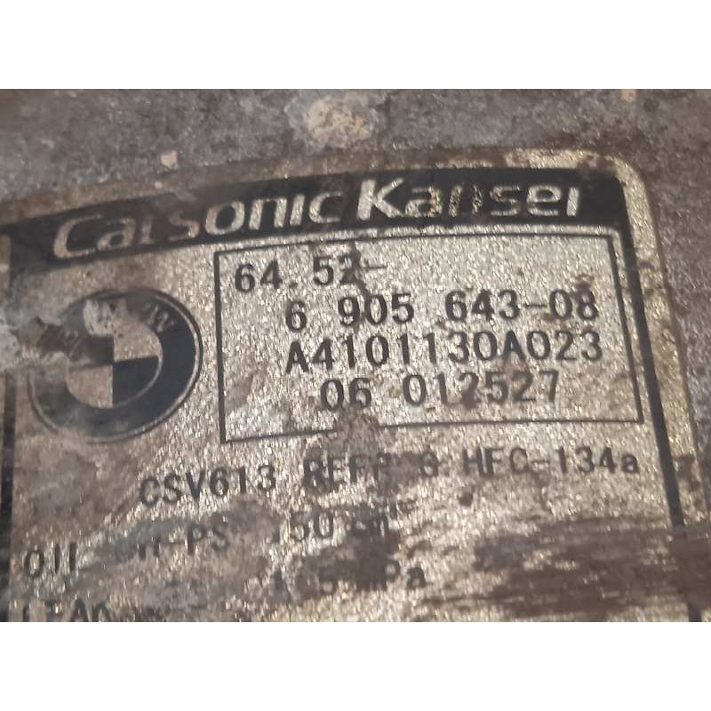 Recambio de compresor aire acondicionado para bmw x3 (e83) 2.0d referencia OEM IAM 64526905643  