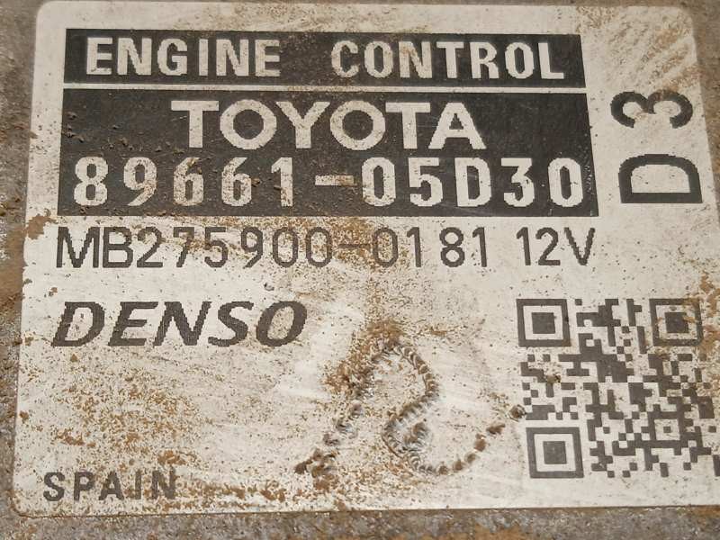 Recambio de centralita motor uce para toyota avensis (t27) active referencia OEM IAM 8966105D30  MB2759000181