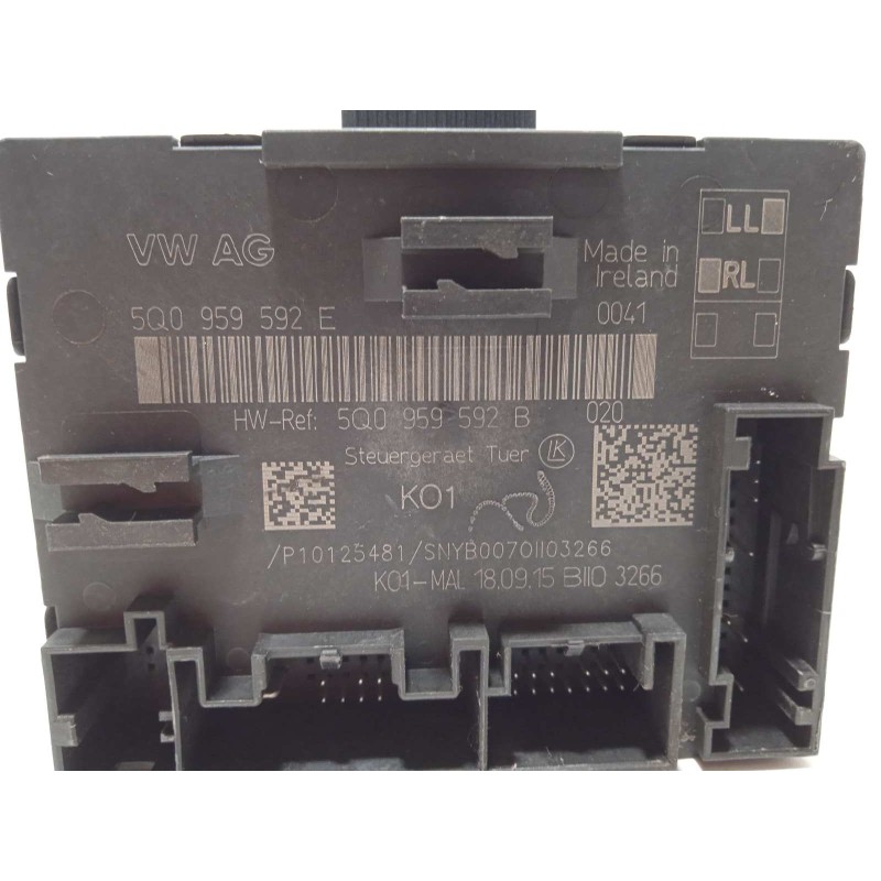 Recambio de centralita confort para volkswagen golf vii lim. advance bluemotion tech. referencia OEM IAM 5Q0959592E  