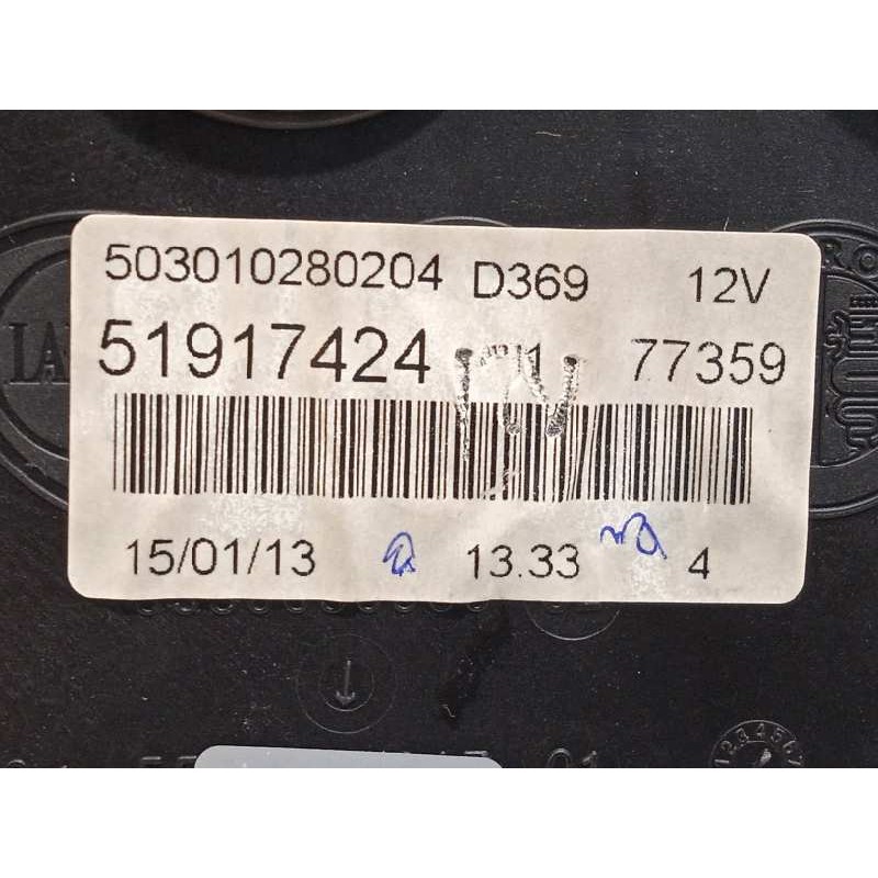 Recambio de cuadro instrumentos para fiat punto (199) 1.2 cat referencia OEM IAM 51917424  