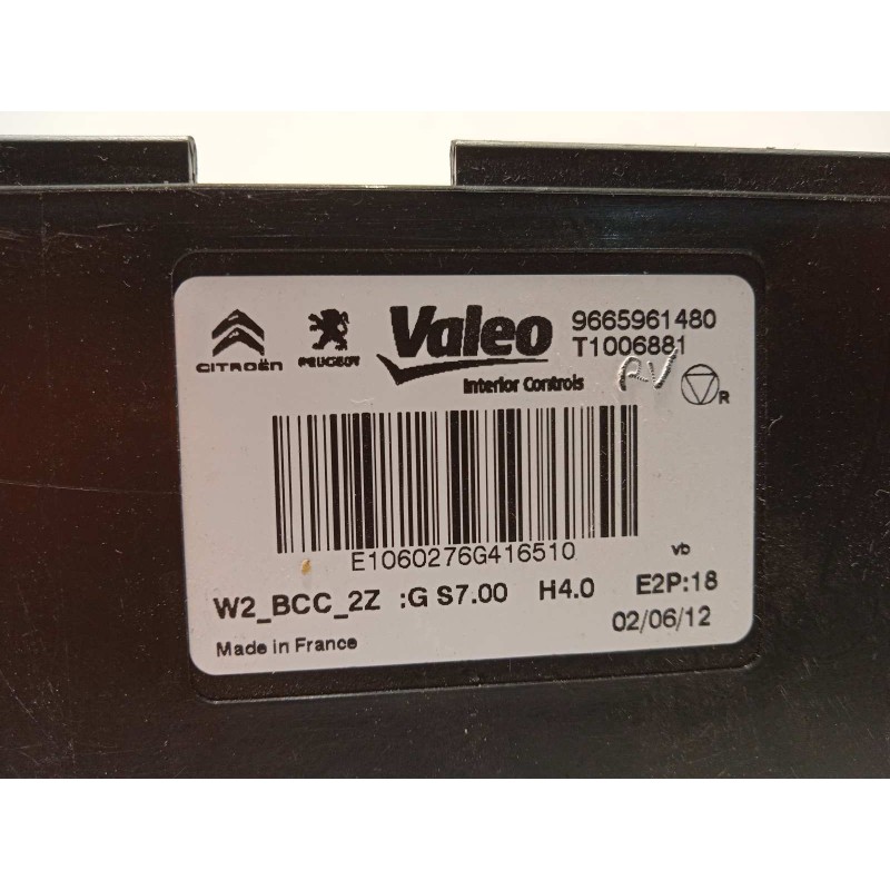 Recambio de modulo electronico para peugeot 508 allure hybrid4 referencia OEM IAM 9665961480  