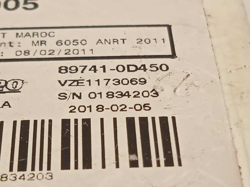 Recambio de modulo electronico para toyota yaris 1.5 16v cat referencia OEM IAM 897410D450  