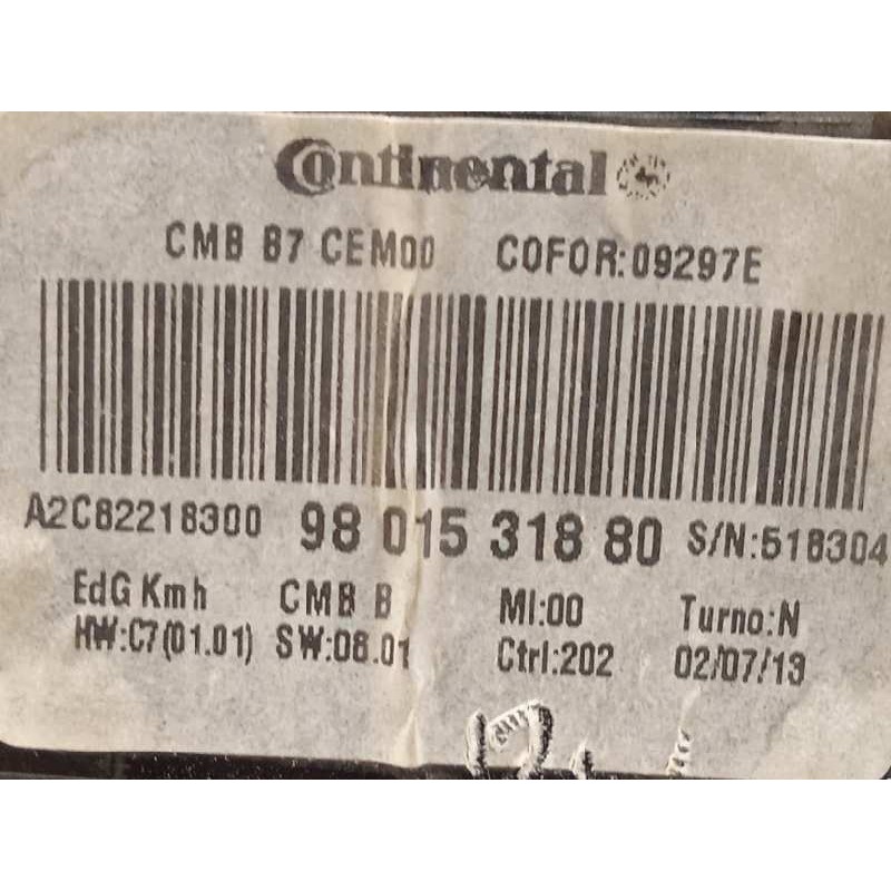 Recambio de cuadro instrumentos para citroën c4 lim. seduction referencia OEM IAM 9801531880  9813297080