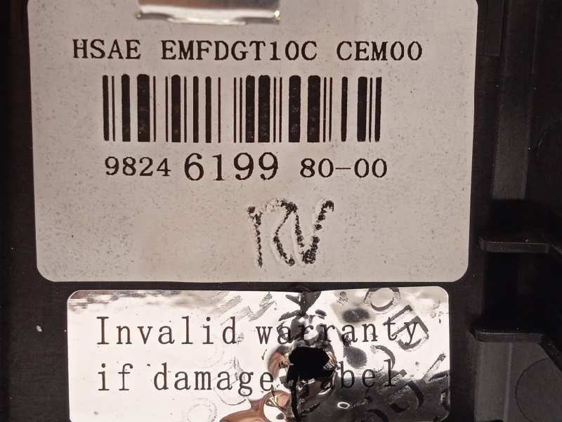 Recambio de pantalla multifuncion para peugeot 208 (p2) gt line referencia OEM IAM 9824619980  