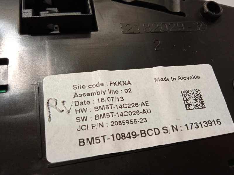 Recambio de cuadro instrumentos para ford c-max 1.6 tdci cat referencia OEM IAM BM5T10849BCD  5580301