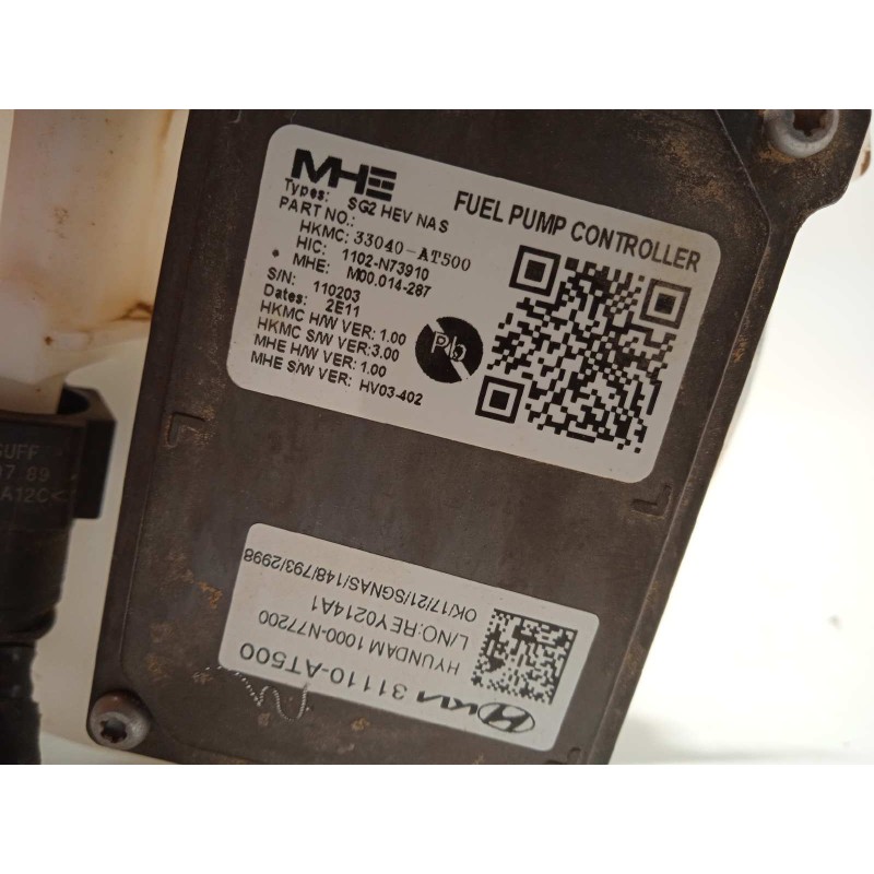Recambio de bomba combustible para kia e - niro hibrido referencia OEM IAM 31110AT500  