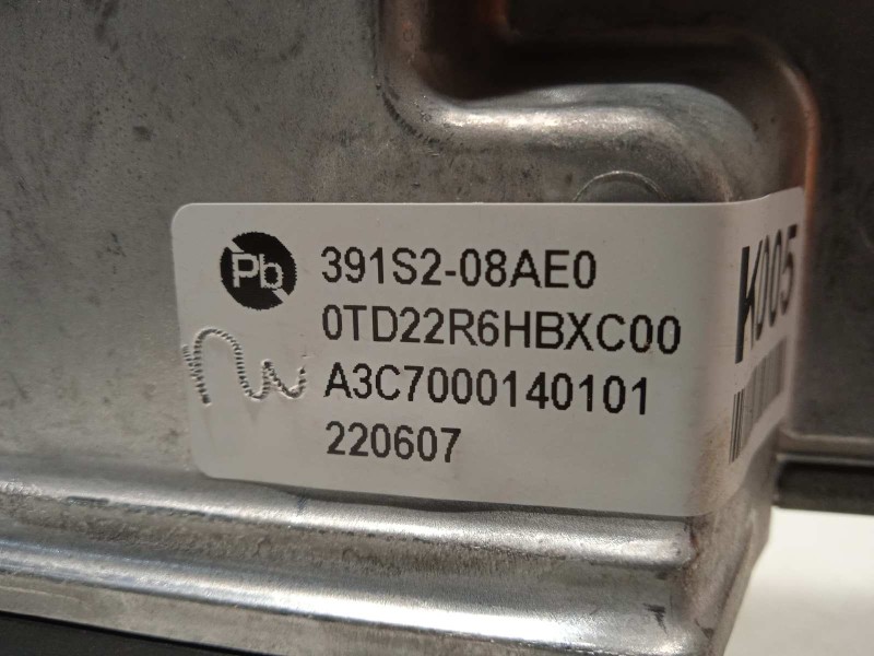 Recambio de centralita motor uce para kia e - niro hibrido referencia OEM IAM 391S208AE0  A3C7000140101