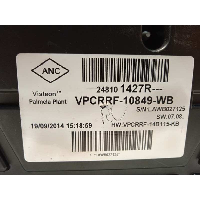 Recambio de cuadro instrumentos para renault clio iv technofeel referencia OEM IAM 248101427R  
