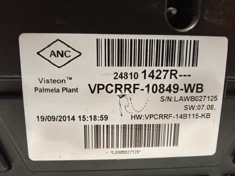 Recambio de cuadro instrumentos para renault clio iv technofeel referencia OEM IAM 248101427R  